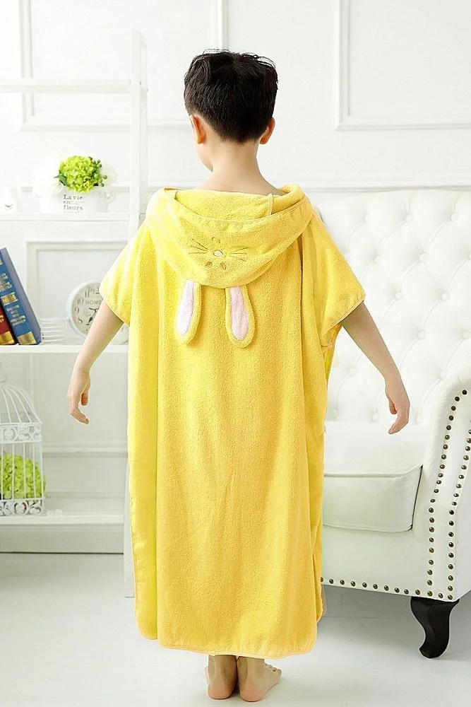 
Ready To Ship 100% Cotton Wholesale Poncho Towel For Child 