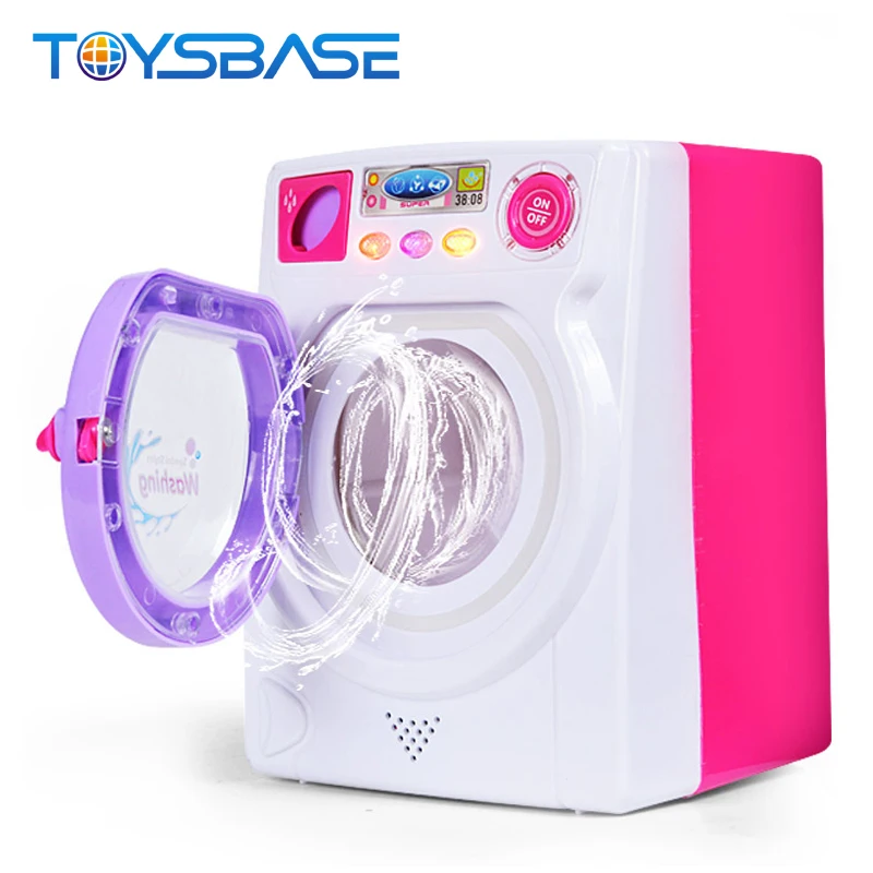 
Pretend Toy Washing Machine   Maquina de Lavar Toy Kids Household Appliances Mini Washing Machine Toy 