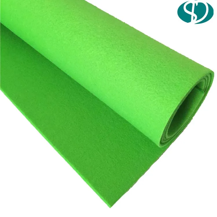 China supplier 100% polyester carpet pet fabric roll felt christmas with cheap price