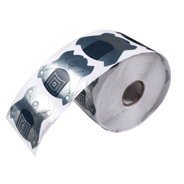 
500pcs Roll Blue Gray Frog Shape Nail Dual Form For Nail Art Acrylic UV Gel Tips Guide Extension 