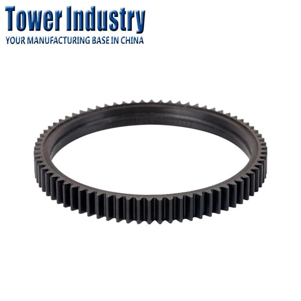 
Custom Large Diameter Metal Steel Rotating Flywheel Ring Gear for Sale 