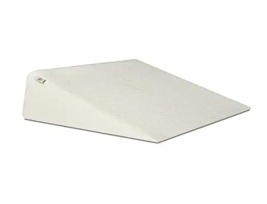Bed Wedge Pillow With Memory Foam Top,Removable Cover,Perfect For Sleeping Or Reading
