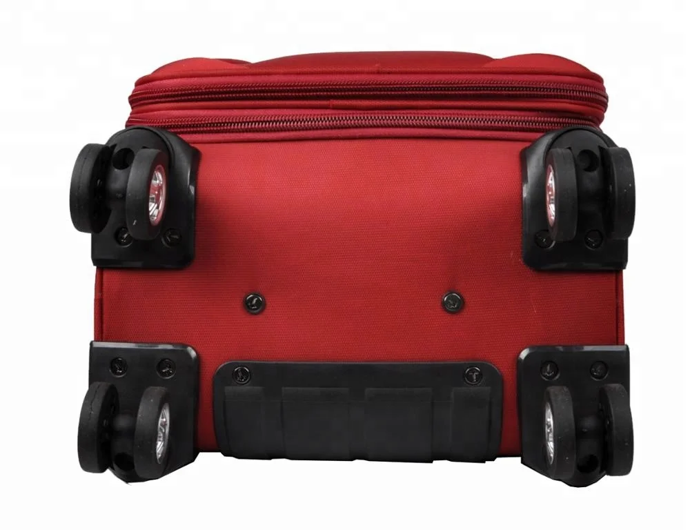 Hot sale promotional elegant travel luggage sets soft trolley luggage bag travelling suitcase