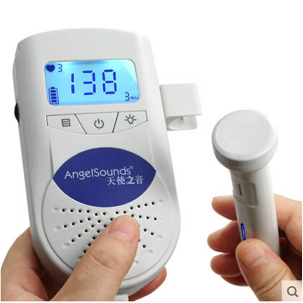 New design portable fetal doppler baby heart rate monitor with CE