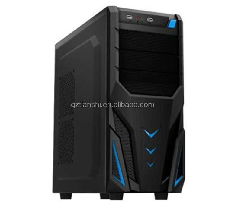 2016 popular B series desktop computer cabinet with power supply gaming computer case