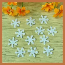 200pcs 25cm Non-woven flower patch felt flower appliques as Christmas Decoration Snowflake bolsas accessories ornaments