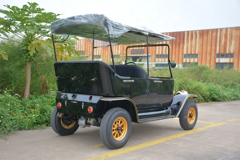 5 Passengers Pure Electric Vintage Classic Car For Sightseeing