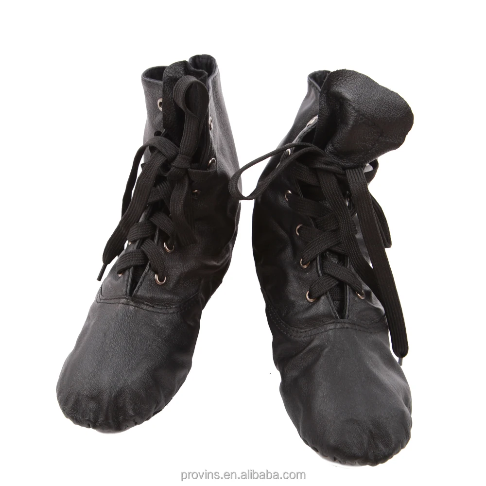 Dansgirl Leather Jazz Dance Boots Shoes