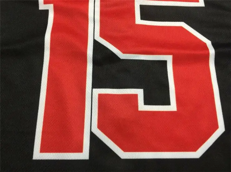 
100% polyester embroider custom promotional baseball jersey 