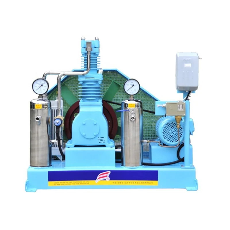 Oxygen Compressor Booster 3-200m3 in stock fill cylinders