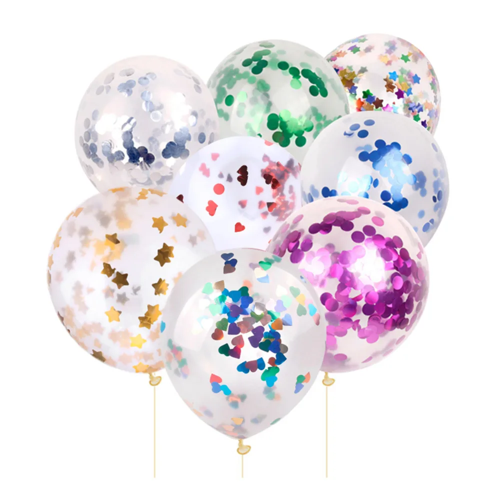 Hot Sales Birthday Party Decoration Custom Confetti Latex Balloon