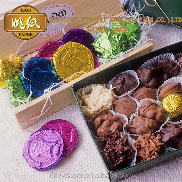 Aluminum Foil for Chocolate Wrapping, Food Packing Tin Foil Paper For Food Packaging
