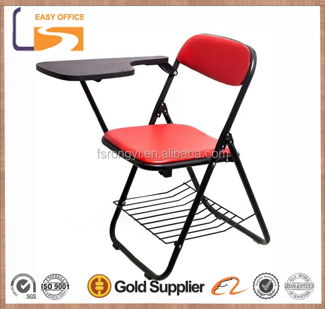 
Best comfortable university single stackable folding cheap cushion college student chair 