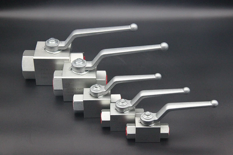 1/2 Inch Npt DN13 2 Way High Pressure Ball Valve 7500PSI Black Oil OEM Standard Steam Hot Oil Stainless Ball Valve Hydraulic