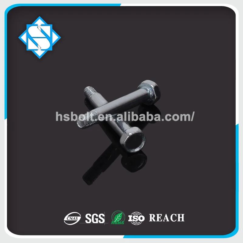 Din 933 Grade 8.8 Zinc Plated High Tensile Hexagon Head Bolt Corrosive Resistance Machine Screw