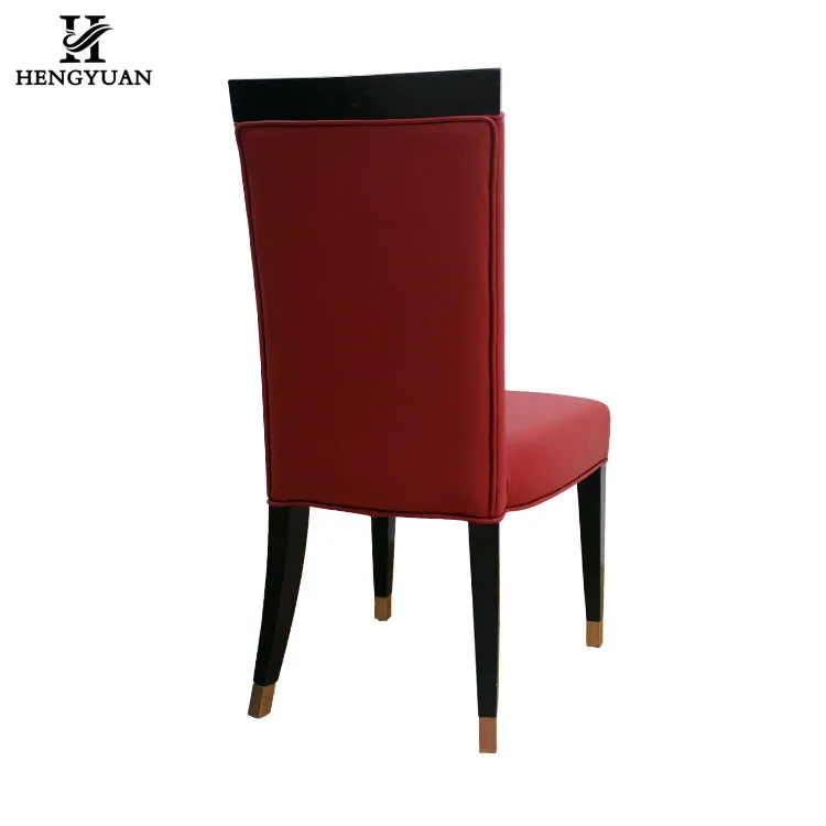 Hot Sale Red Modern Design Home Furniture Wholesale Leather Dining Chair