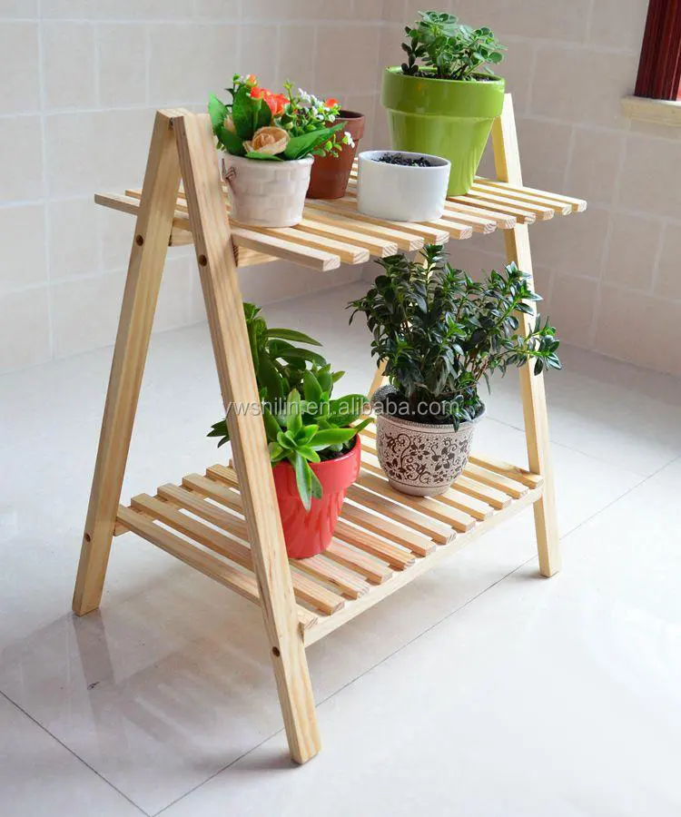wooden flower stand / wooden flower pot stands / wooden indoor flower stands