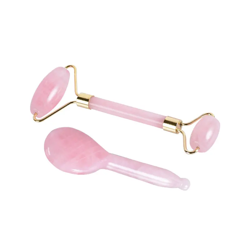 Amazon hot jade stone gua sha board guasha and jade roller set