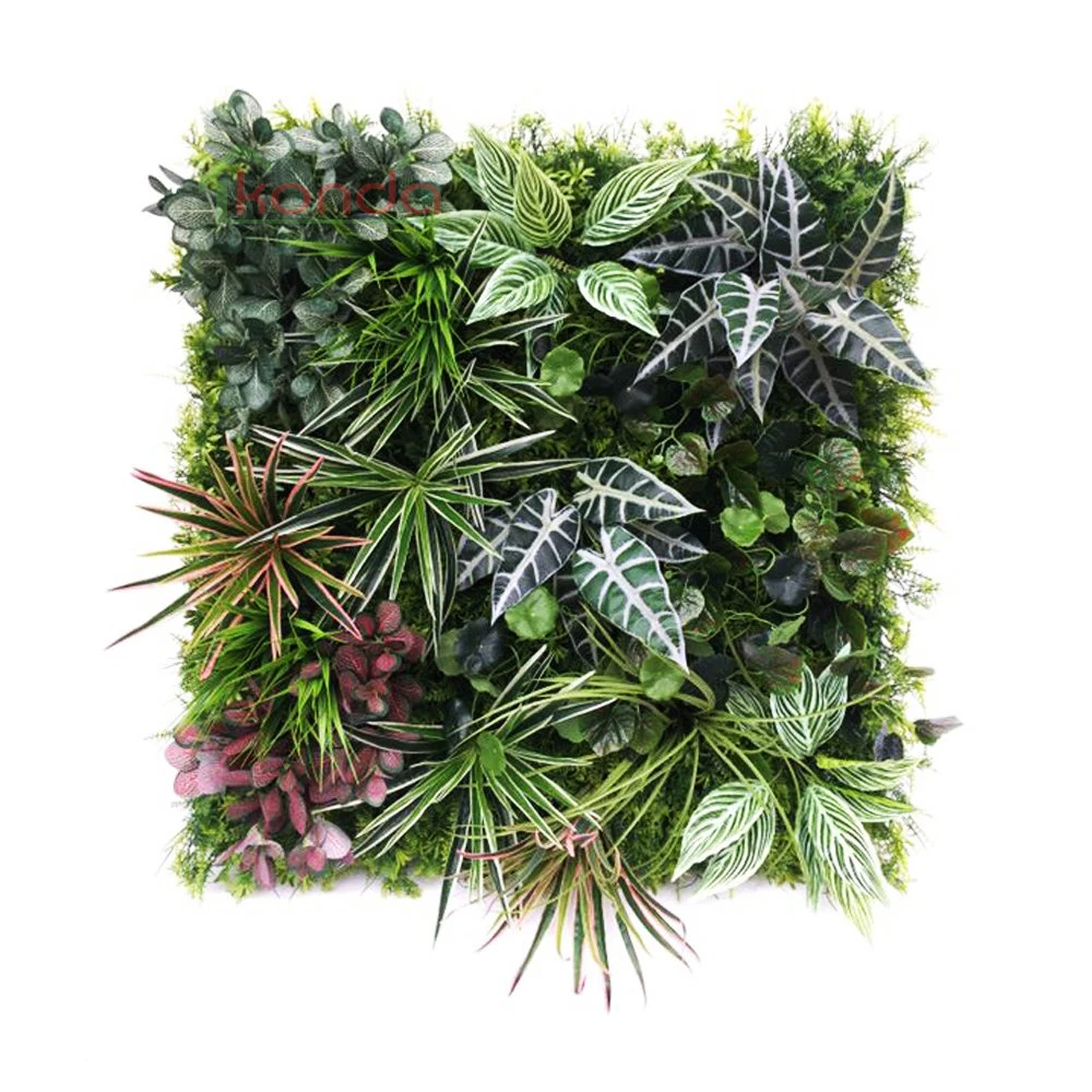 Лидер продаж, вертикальная настенная зеленая 3d-панель для сада с защитой от УФ-лучей (NPW17)