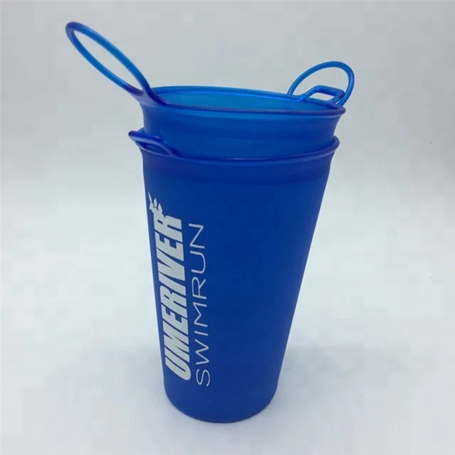 New-Style Outdoor Environment Running TPU soft Foldable Water Cup