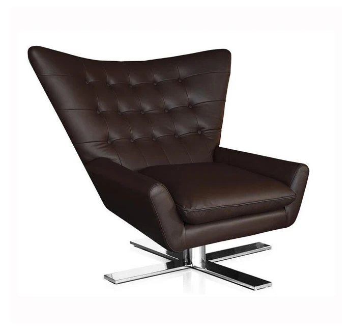 Swivel chaise lounge In genuine leather CC-LC188 #
