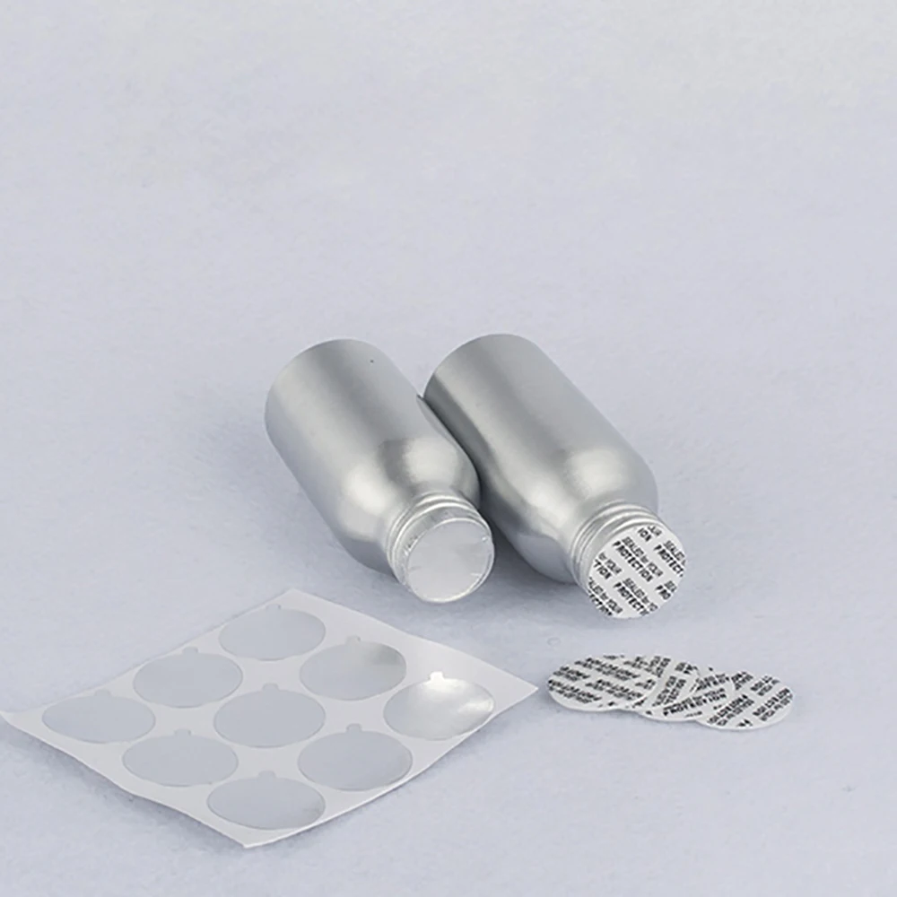 Metal aluminum bottle 40ml 50ml 100ml 120ml 150ml 250ml skin care cream container with lid, aluminum sports water bottle