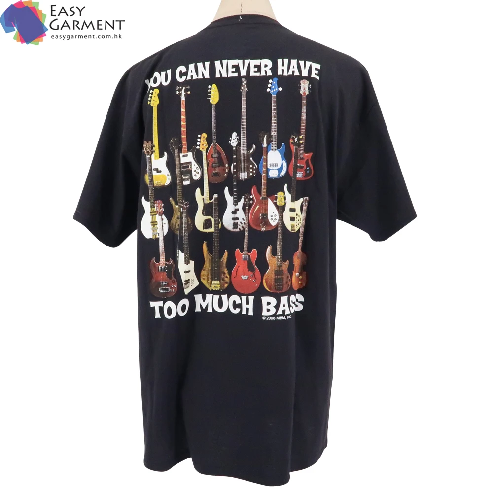 custom logo clothing Adults Age Group all over printing heavy cotton short sleeve Anti pilling black tshirt for company