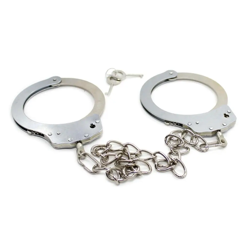 Wholesale Restraint Cuffs Metal Couples Sex Bondage Noverty Fetish BDSM Toys Sexy Slave Handcuffs Sexy
