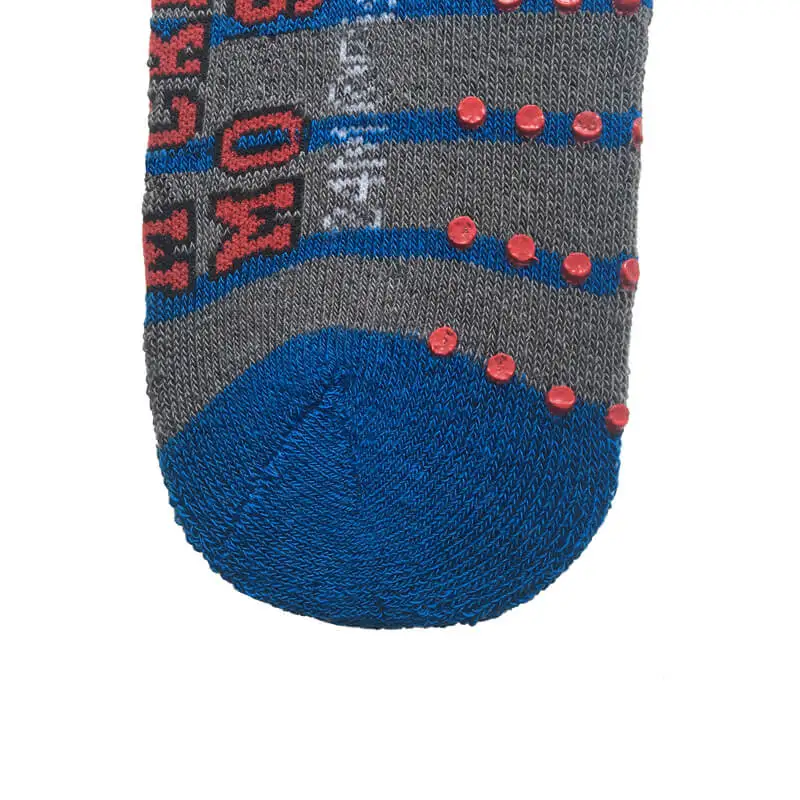 Kids Anti-slip Indoor Play Socks with Grips and Cute Mouse Cuffs