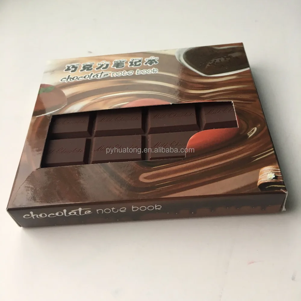 LIUSHUN NEW CUTE Promotional Gifts Chocolate Shaped Paper Memo Pad 100sheets paper notepad for kids