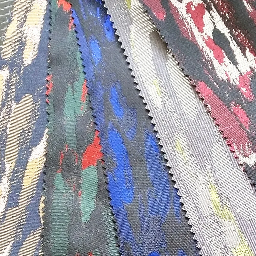 SHAOXING FASHION DESIGN AND METALLIC FABRIC BROCADE JACQUARD FABRIC FOR DRESS