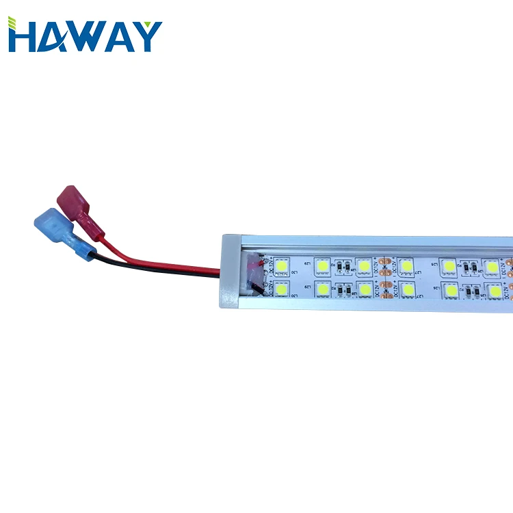
Hot selling Super brightness 28.8W/M SMD5050 120LED/M DC24V freezer led rigid strip light with 3 years guarantee 