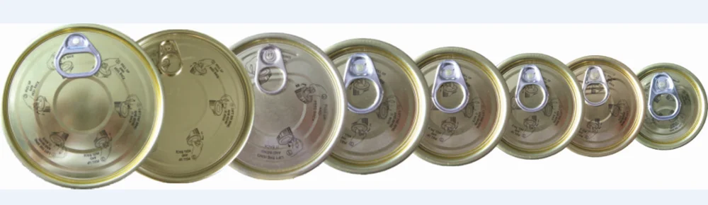 High Quality Tinplate  307#Easy Open End Can Cap For Food Packing