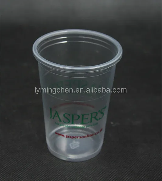 PP or ps plastic cup transparent request for ice cream