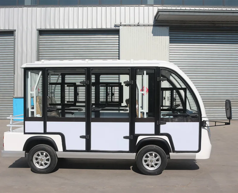14 seats electric vehicle sightseeing shuttle bus with low price