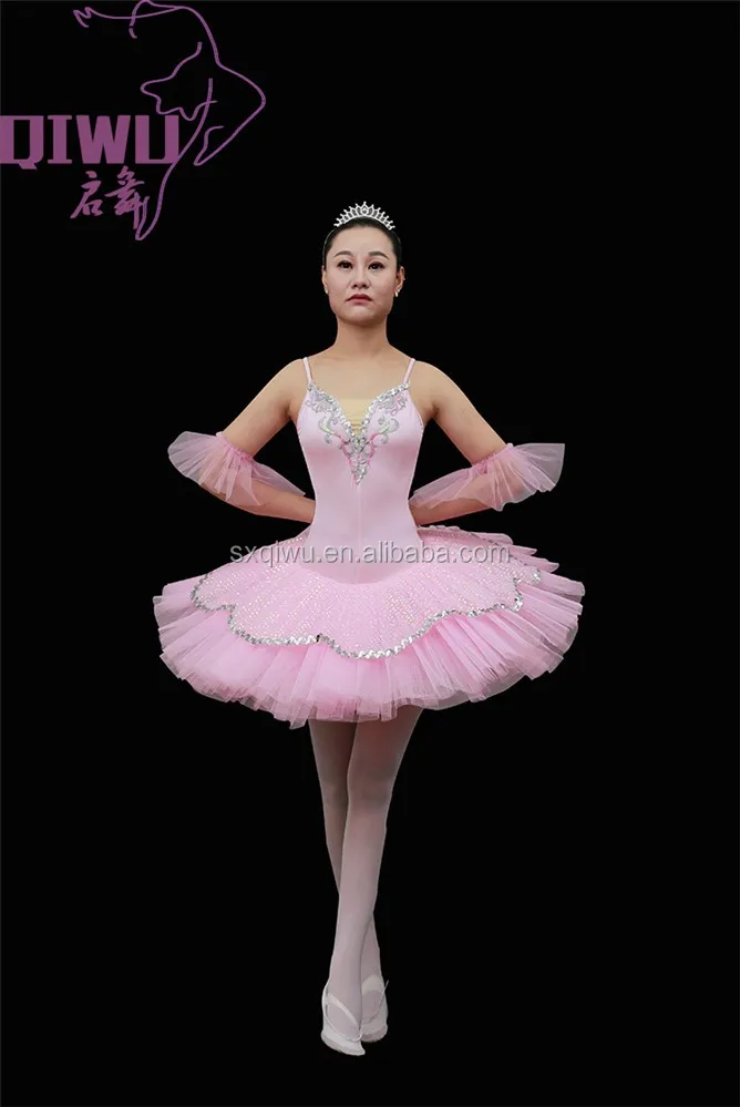 The latest professional girl stage performance clothing series of pink ballet tutu dress ABT-019