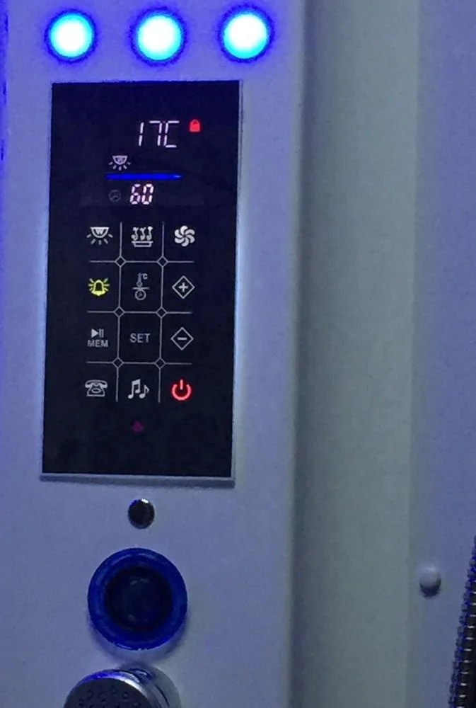 Hot Sale Glass shower cabin hamman sauna room G160I shower cabin with sauna heaters for 2 persons steam shower room