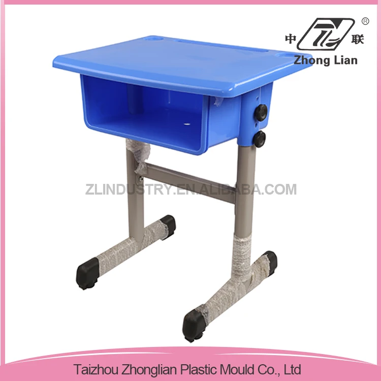 China made primary school adjustable writing children table chair