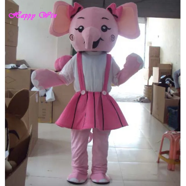Hot selling elephant costume fancy dress realistic latex mascot animal costumes for adult