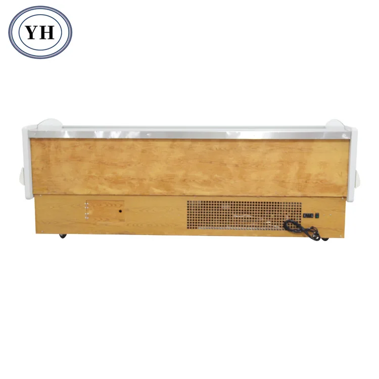 custom supermarket used fresh meat showcase fresh meat display refrigerator
