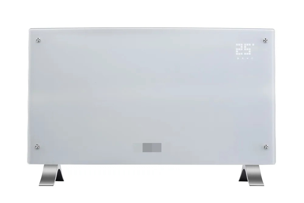 Electric curved high efficient decorative wall panels glass heater touch screen