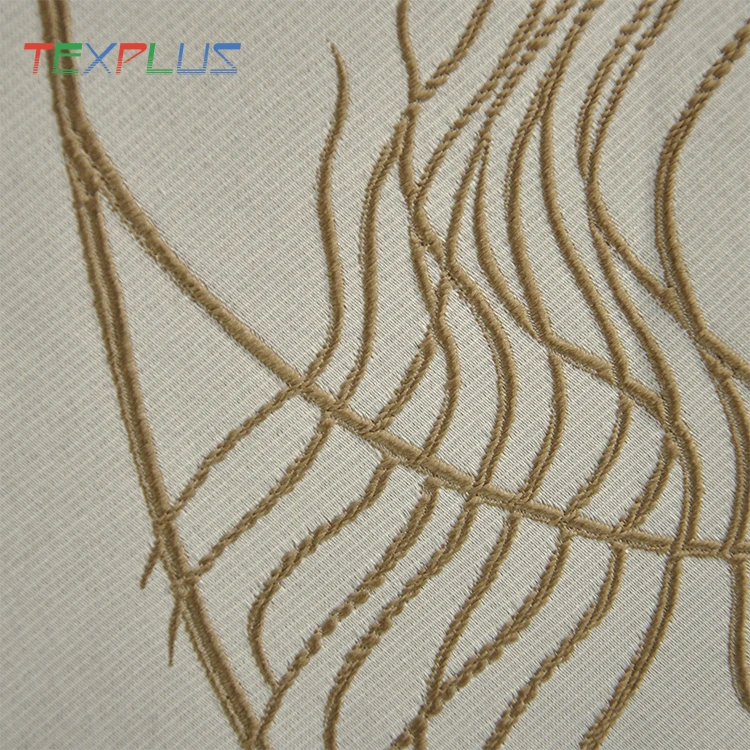 Western European style jacquard curtain fabric