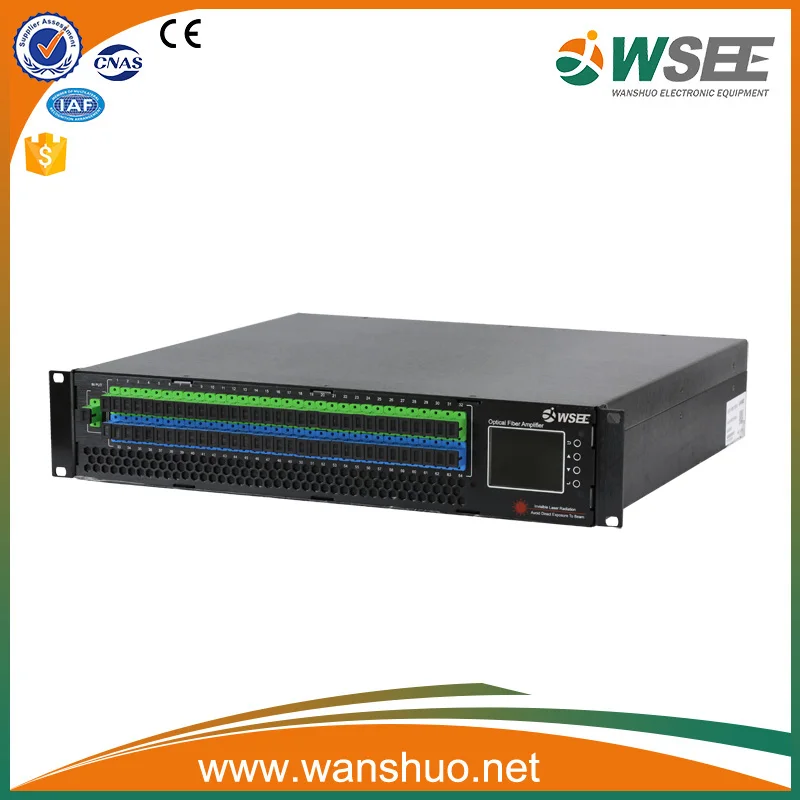 2U с Высокой мощности EDFA CATV, высокой мощности edfa с WDM PON