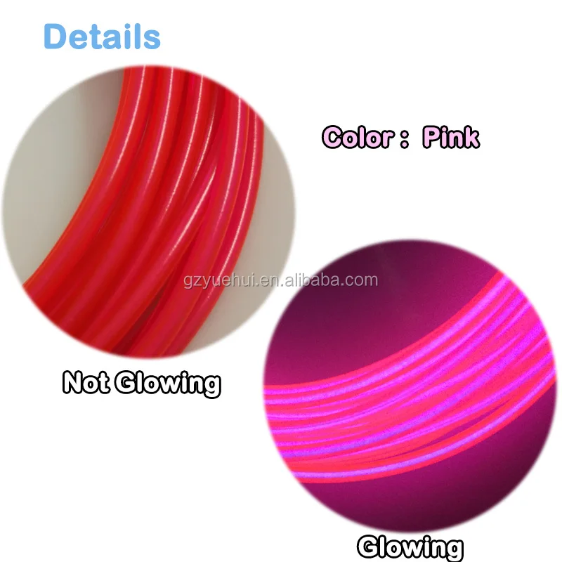 With DC-3V Controller 3Meters 2.3mm EL Wire Tube Rope Powered Flexible Neon Light Car Party Wedding Decoration 10 Color Select