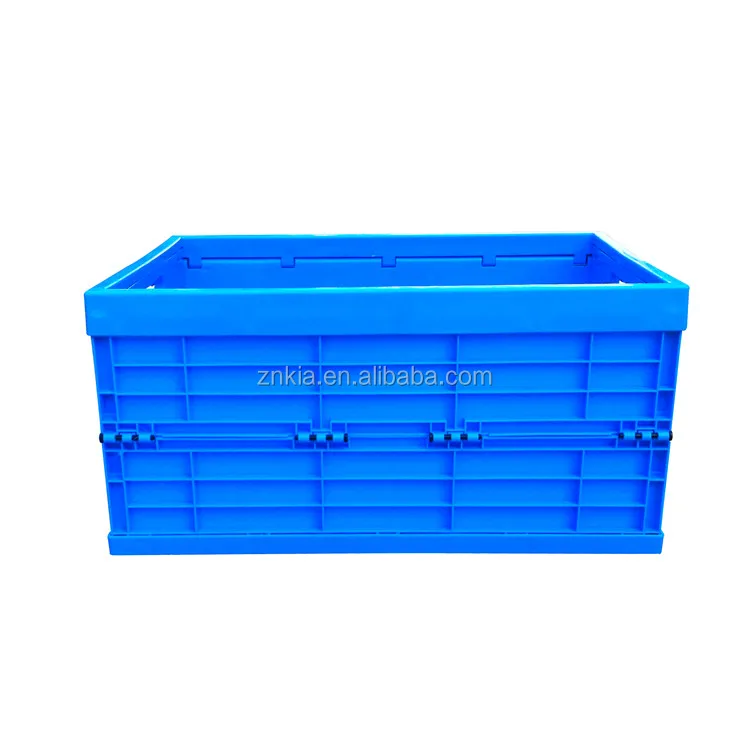 industrial thin wall plastic food vegetable heavy duty collapsible storage totes container box