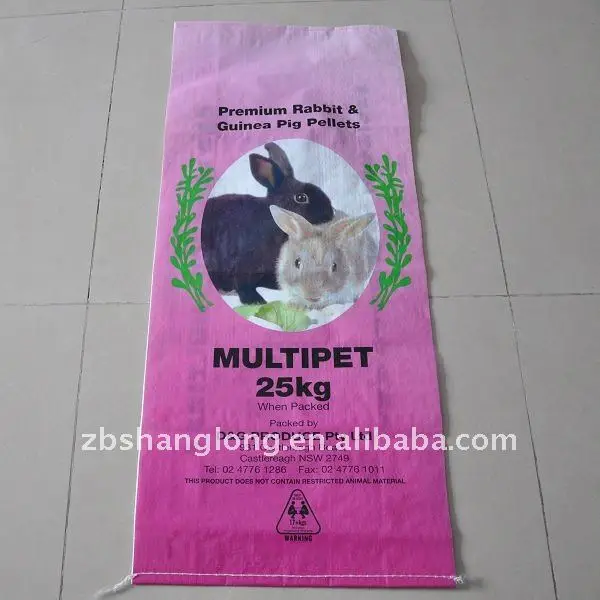 бопп ламинированные pp сплетенный мешок корма, собаку кормить мешок 25кг