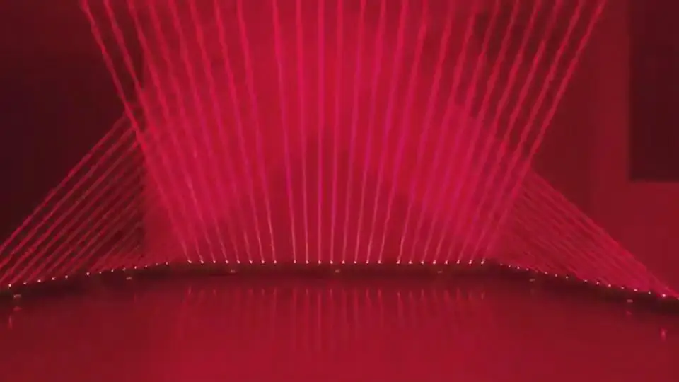 new arrival 2021 8-eye rotating laser beam array red/green/blue laser bar beam fat