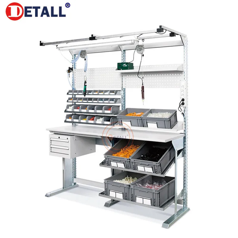 Detall Multifunction Woodworking Bench Packing Table Modular Workbenches