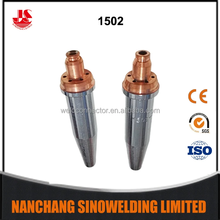 High Quality 1502 Oxweldd Welding Gas Cutting Nozzle Cutting Tip
