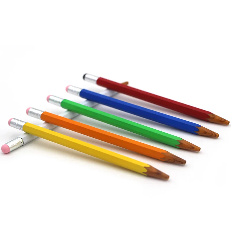 
Wholesale New Style Pencil Shaped Funny Stylus Mechanical Pen 